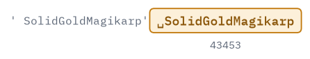 Output of the code above